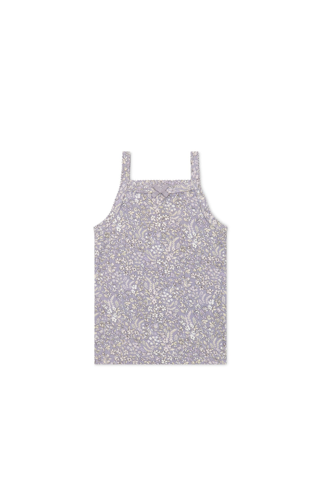 Organic Cotton Singlet - April Lilac Childrens Singlet from Jamie Kay Australia