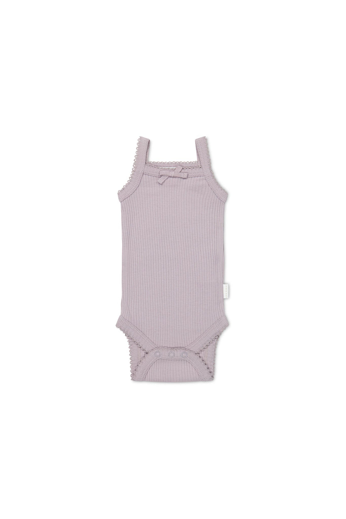 Organic Cotton Modal Singlet Bodysuit - Heather Haze Childrens Bodysuit from Jamie Kay Australia