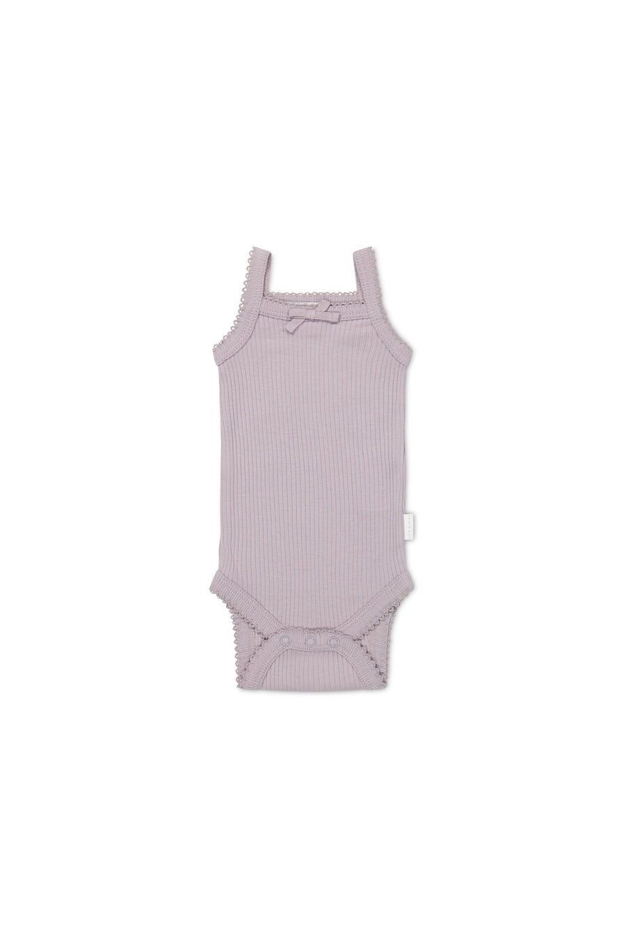 Organic Cotton Modal Singlet Bodysuit - Heather Haze Childrens Bodysuit from Jamie Kay Australia