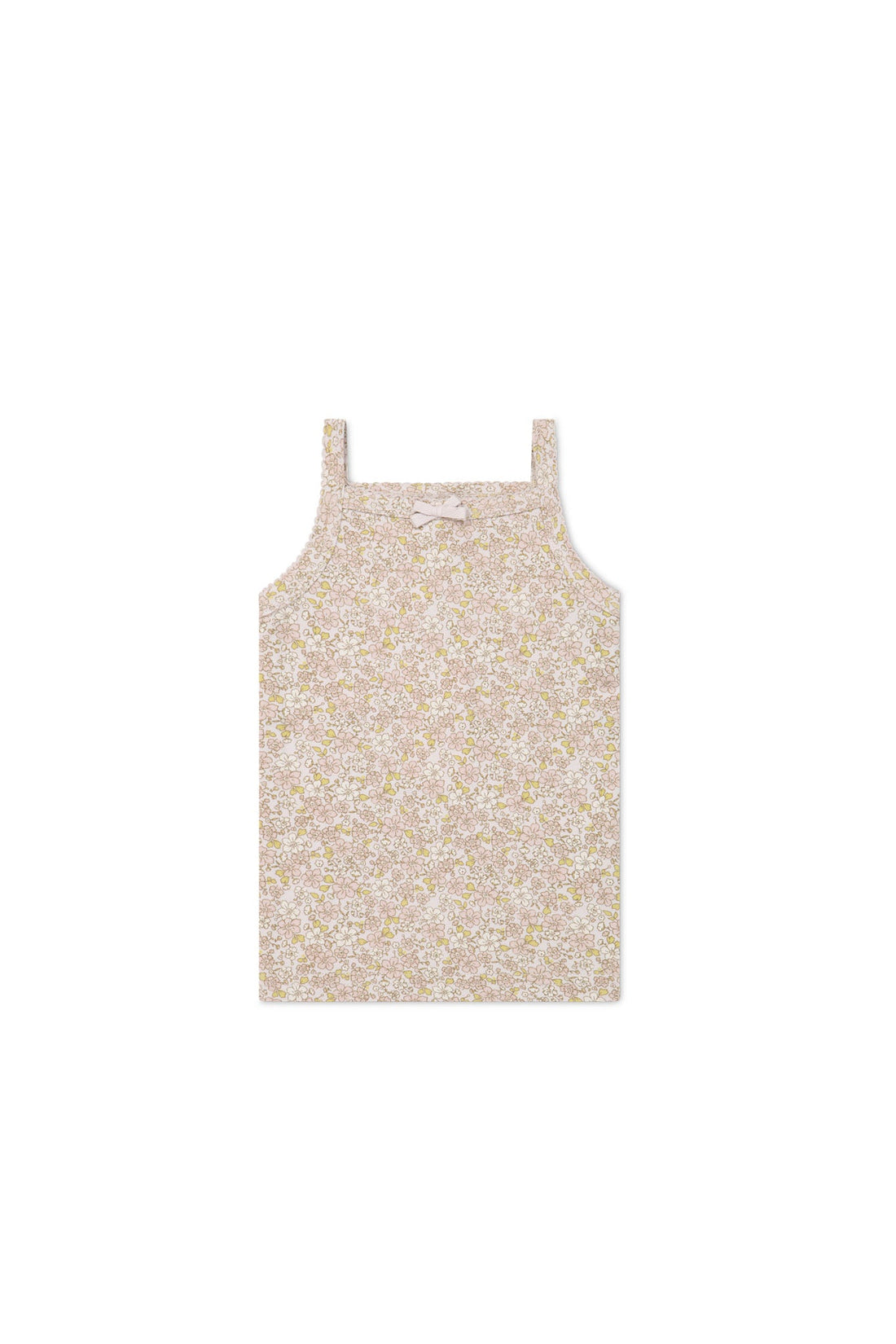 Organic Cotton Singlet - Chloe Lilac Childrens Singlet from Jamie Kay Australia