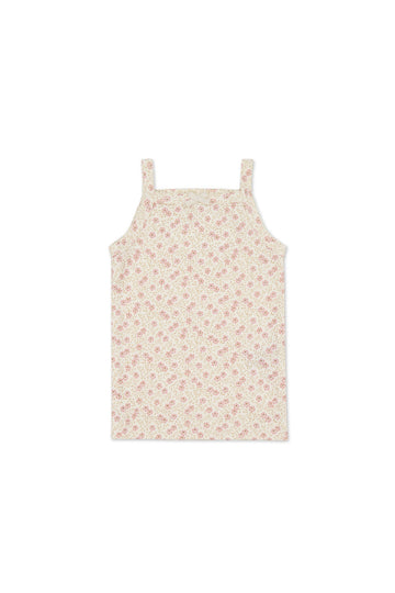 Organic Cotton Singlet - Emmy Egret Childrens Singlet from Jamie Kay Australia