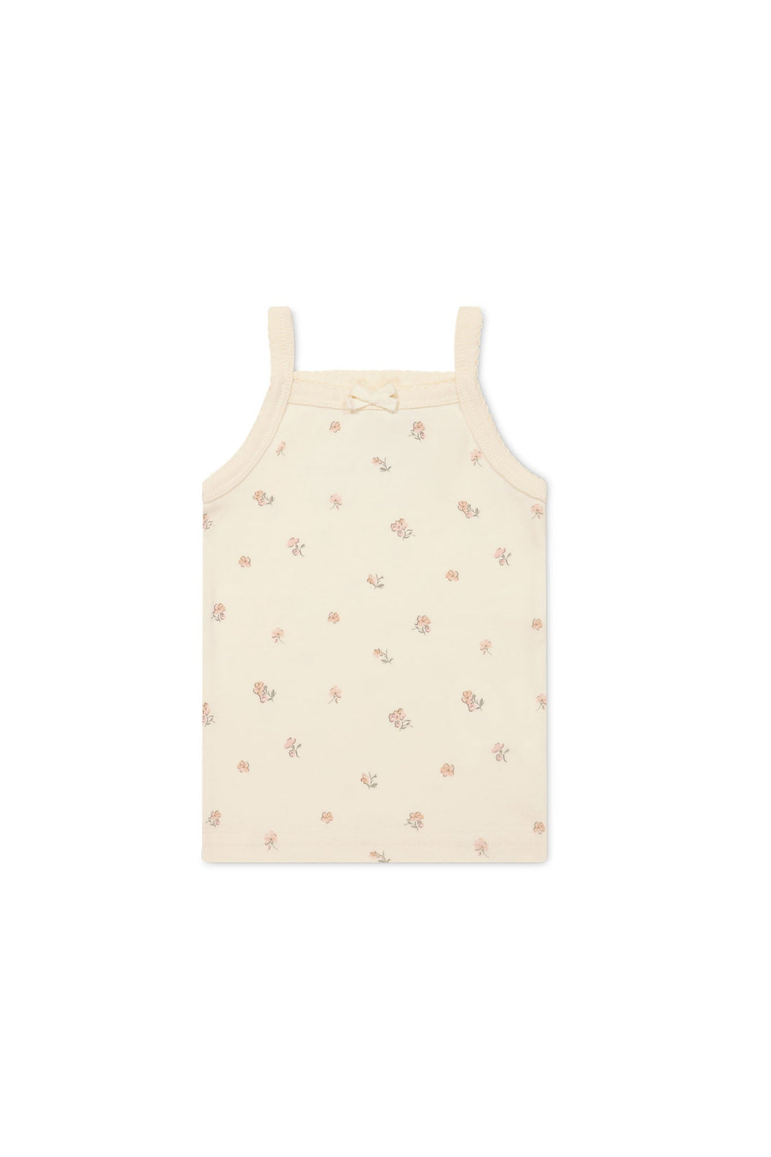 Organic Cotton Singlet - Meredith Egret Childrens Singlet from Jamie Kay Australia