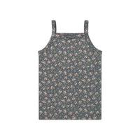 Organic Cotton Singlet - Rosalie Floral Lava Childrens Singlet from Jamie Kay Australia