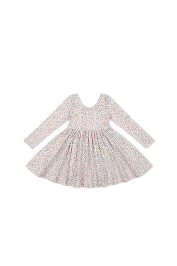 Organic Cotton Tallulah Dress - Fifi Mini Slightly Pink Childrens Dress from Jamie Kay Australia