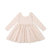 Organic Cotton Tallulah Dress - Meredith Morganite Childrens Dress from Jamie Kay Australia