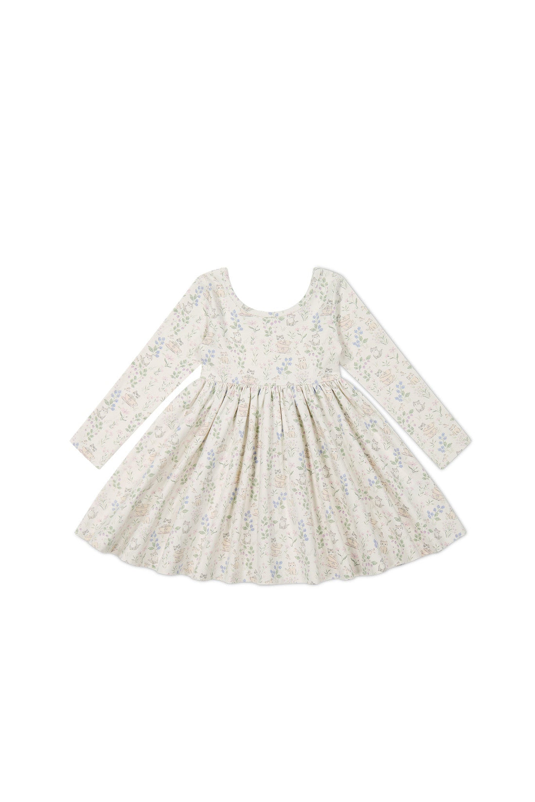 Organic Cotton Tallulah Dress - Moons Garden Lavender Childrens Dress from Jamie Kay Australia