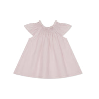 Organic Cotton Tamara Top - Mini Woven Gingham Violet Childrens Top from Jamie Kay Australia