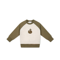 Organic Cotton Tao Sweatshirt - Oak Fox Childrens Top from Jamie Kay Australia