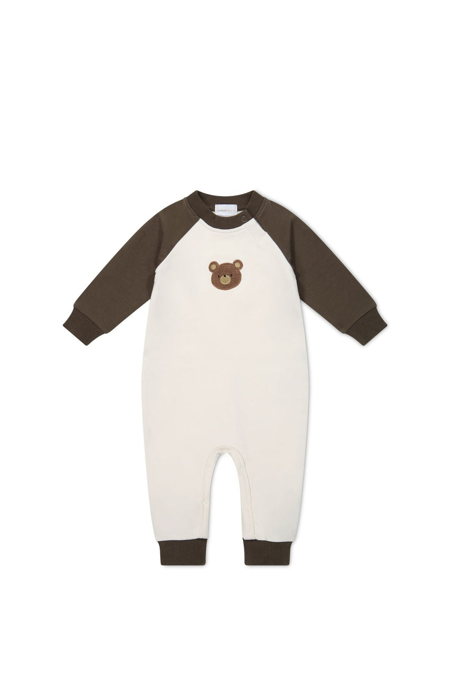 Organic Cotton Tao Sweatshirt Onepiece - Cloud Bobbie Bear Childrens Onepiece from Jamie Kay Australia