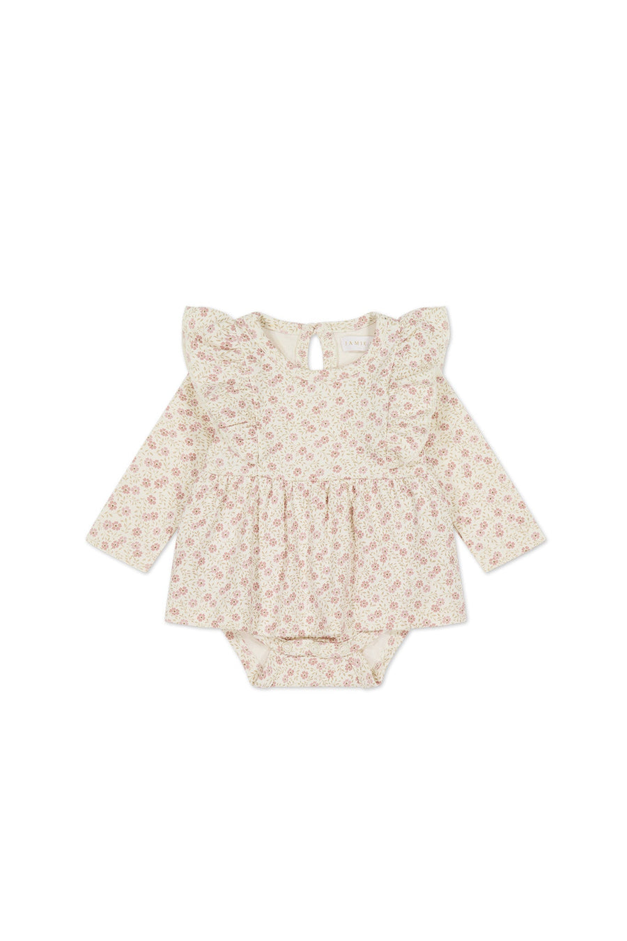 Organic Cotton Vivienne Playsuit - Emmy Egret Childrens Playsuit from Jamie Kay Australia