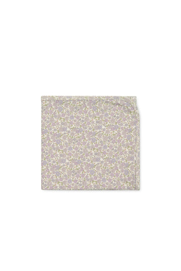 Organic Cotton Wrap Blanket - Chloe Lavender Childrens Blanket from Jamie Kay Australia