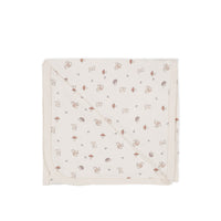 Organic Cotton Wrap Blanket - Woodland Friends Childrens Blanket from Jamie Kay Australia