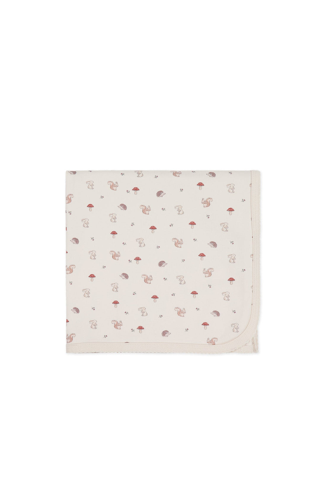 Organic Cotton Wrap Blanket - Woodland Friends Childrens Blanket from Jamie Kay Australia