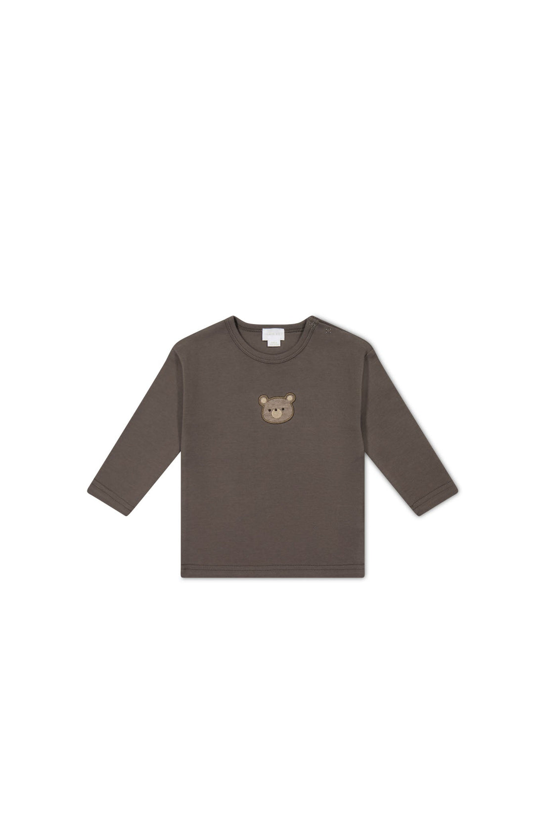 Pima Cotton Arnold Long Sleeve Top - Brownie Bobbie Bear Childrens Top from Jamie Kay Australia