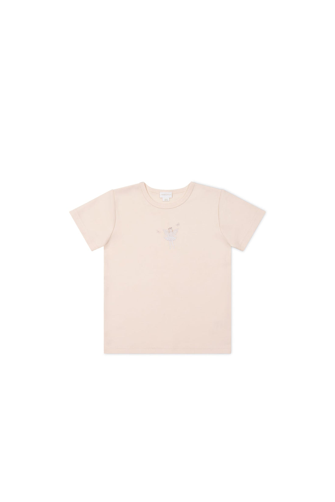 Pima Cotton Aude Oversized Tee - Ballet Pink Fairy Childrens Top from Jamie Kay Australia