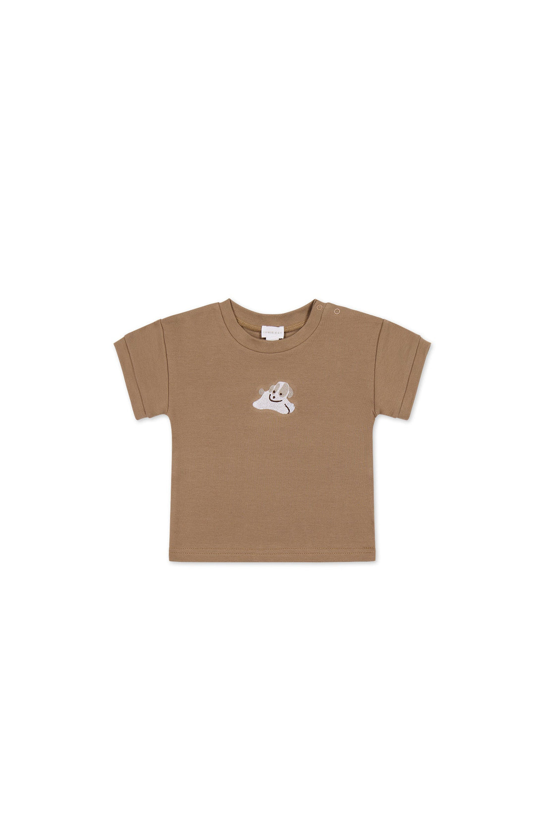 Pima Cotton Eddie Tee - Tiger Sasha Puppy Childrens Top from Jamie Kay Australia