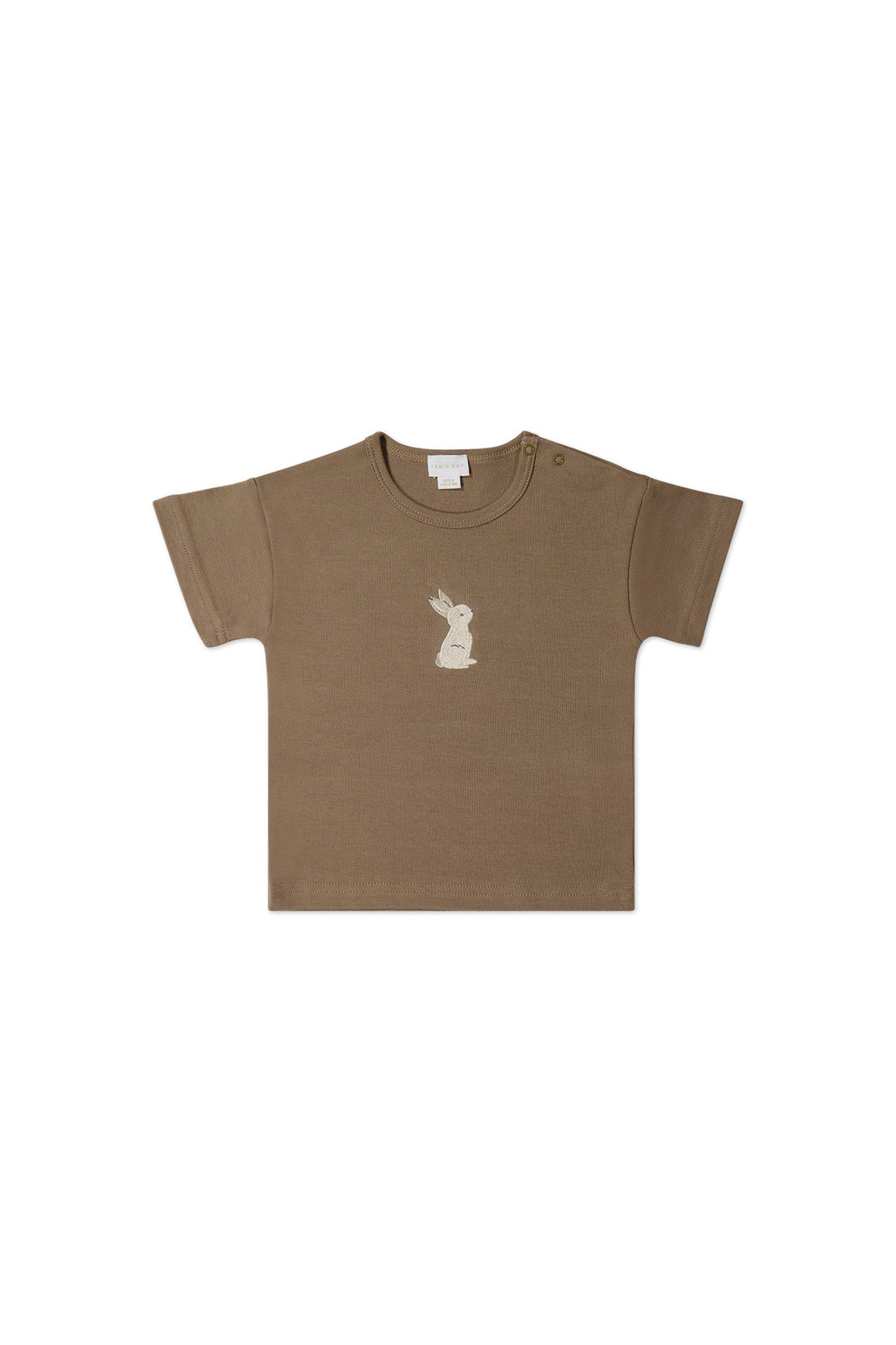 Pima Cotton Hunter Tee - Elk Garden Bunny Childrens Top from Jamie Kay Australia