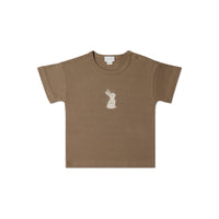 Pima Cotton Hunter Tee - Elk Garden Bunny Childrens Top from Jamie Kay Australia