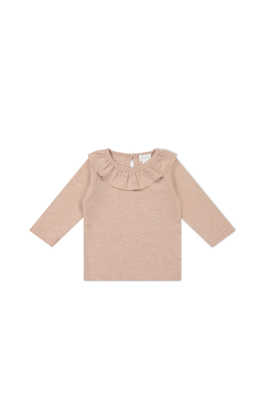 Pima Cotton Louise Top - Dusky Rose Marle Childrens Top from Jamie Kay Australia