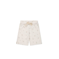 Pima Cotton Marley Short - Fable Deer Cloud Childrens Short from Jamie Kay Australia