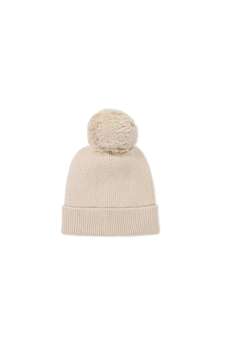 Pom Pom Hat - Oatmeal Marle Childrens Hat from Jamie Kay Australia