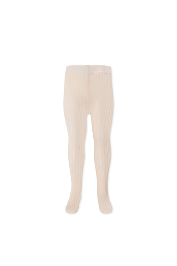 Ribbed Tight - Dainty Pink Childrens Tight from Jamie Kay Australia