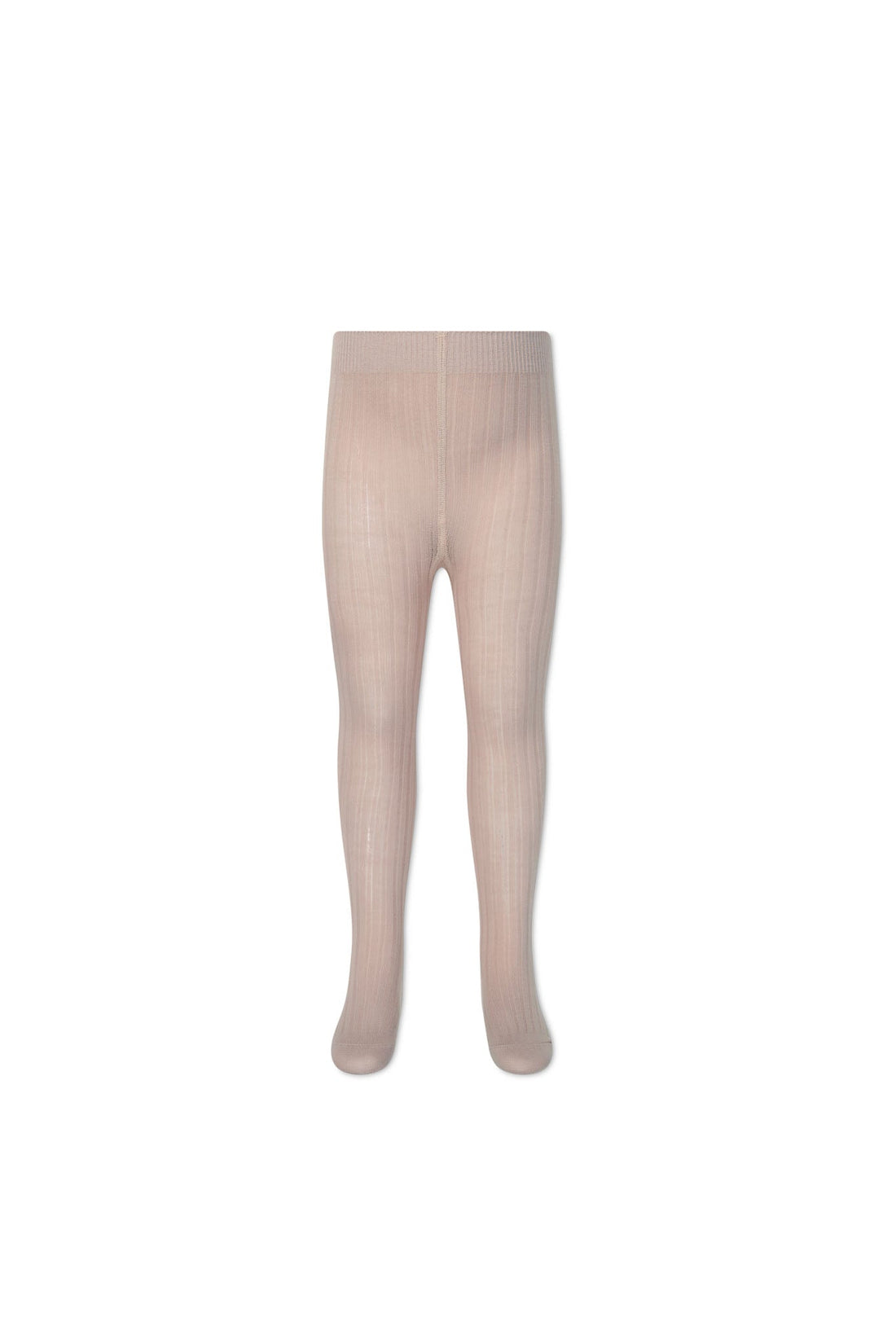 Ribbed Tight - Dusky Rose Childrens Tights from Jamie Kay Australia