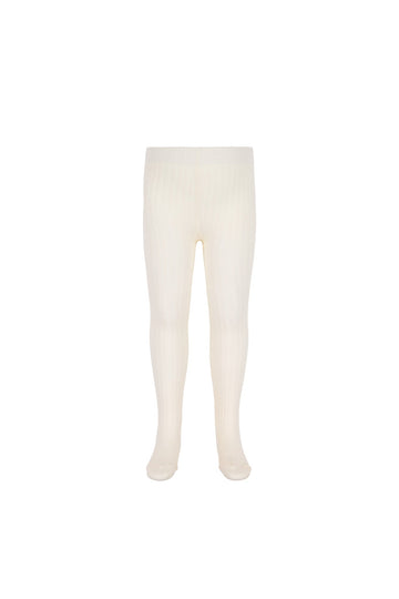 Ribbed Tight - Parchment Childrens Tight from Jamie Kay Australia