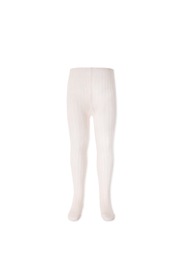 Ribbed Tight - Parisian Pink Childrens Tight from Jamie Kay Australia