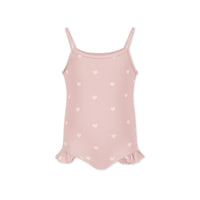 Robin Swimsuit - Mon Amour Rose Large Childrens Swimwear from Jamie Kay Australia