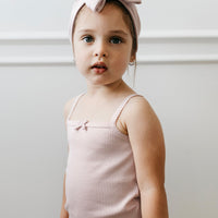 Organic Cotton Modal Singlet - Rosie Childrens Singlet from Jamie Kay Australia