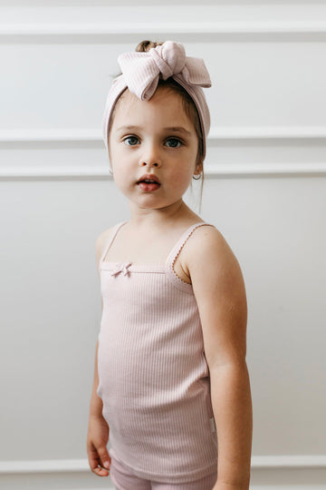 Organic Cotton Modal Singlet - Rosie Childrens Singlet from Jamie Kay Australia