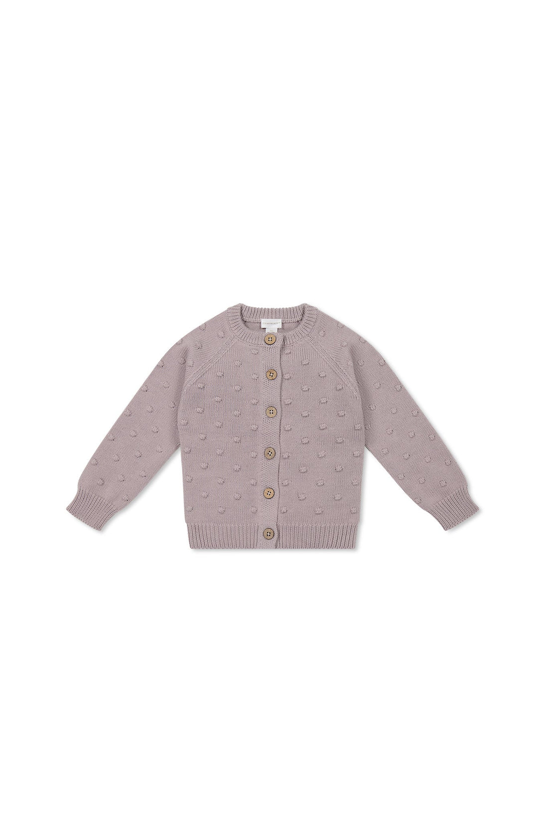 Simple Dotty Cardigan - Heather Haze Childrens Cardigan from Jamie Kay Australia