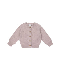 Simple Dotty Cardigan - Violet Marle Childrens Cardigan from Jamie Kay Australia