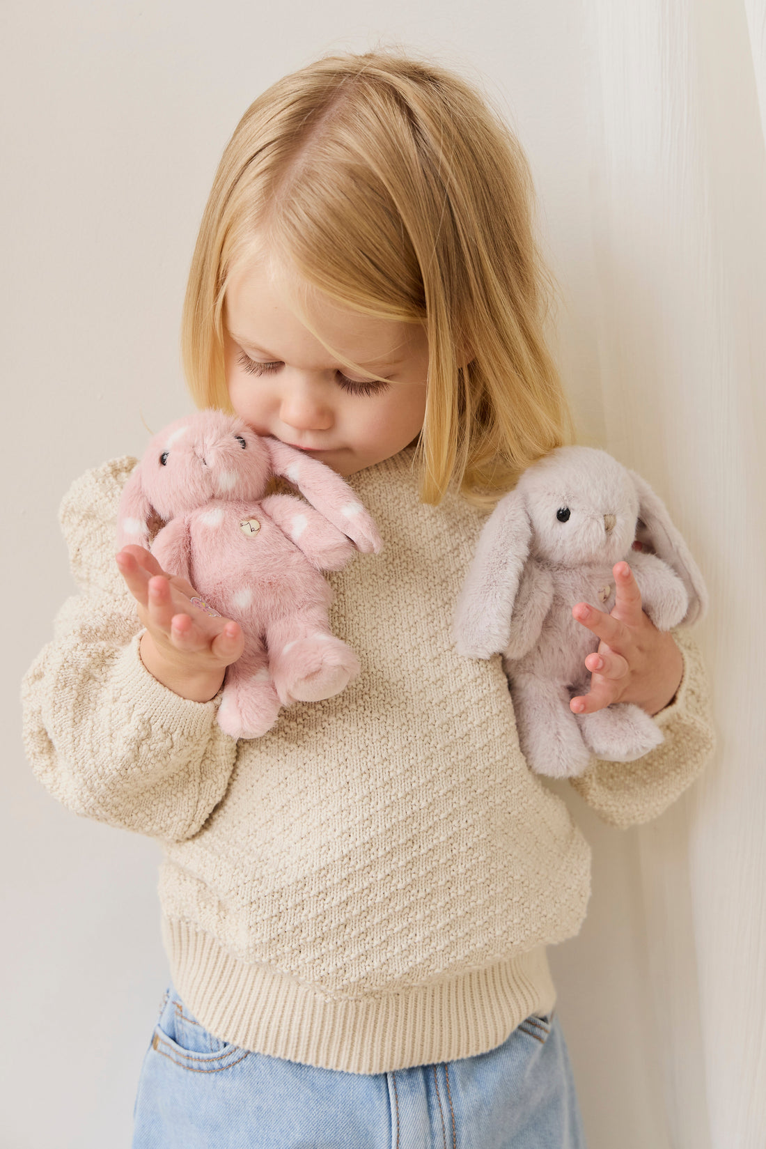 Snuggle Bunnies - Little Penelope - Beige Childrens Toy from Jamie Kay Australia