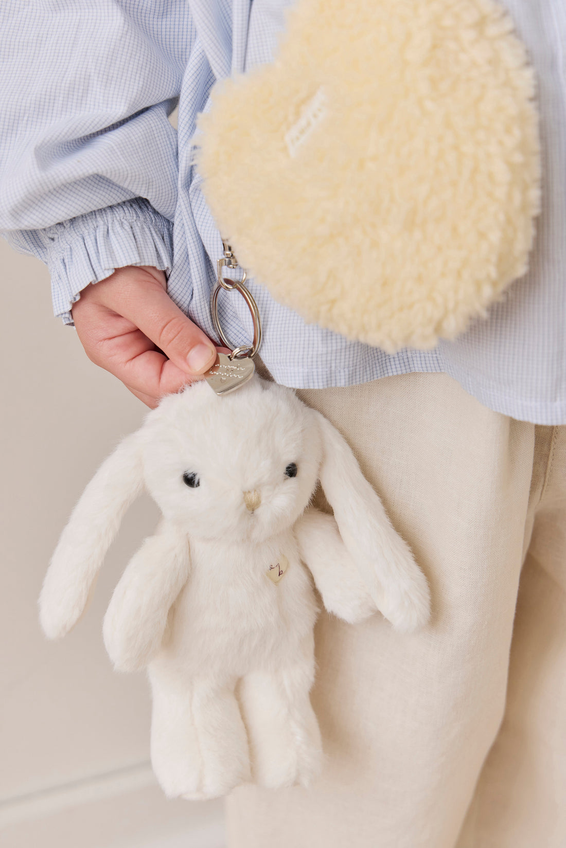 Snuggle Bunnies - Penelope Keyring - Marshmallow Childrens Toy from Jamie Kay Australia