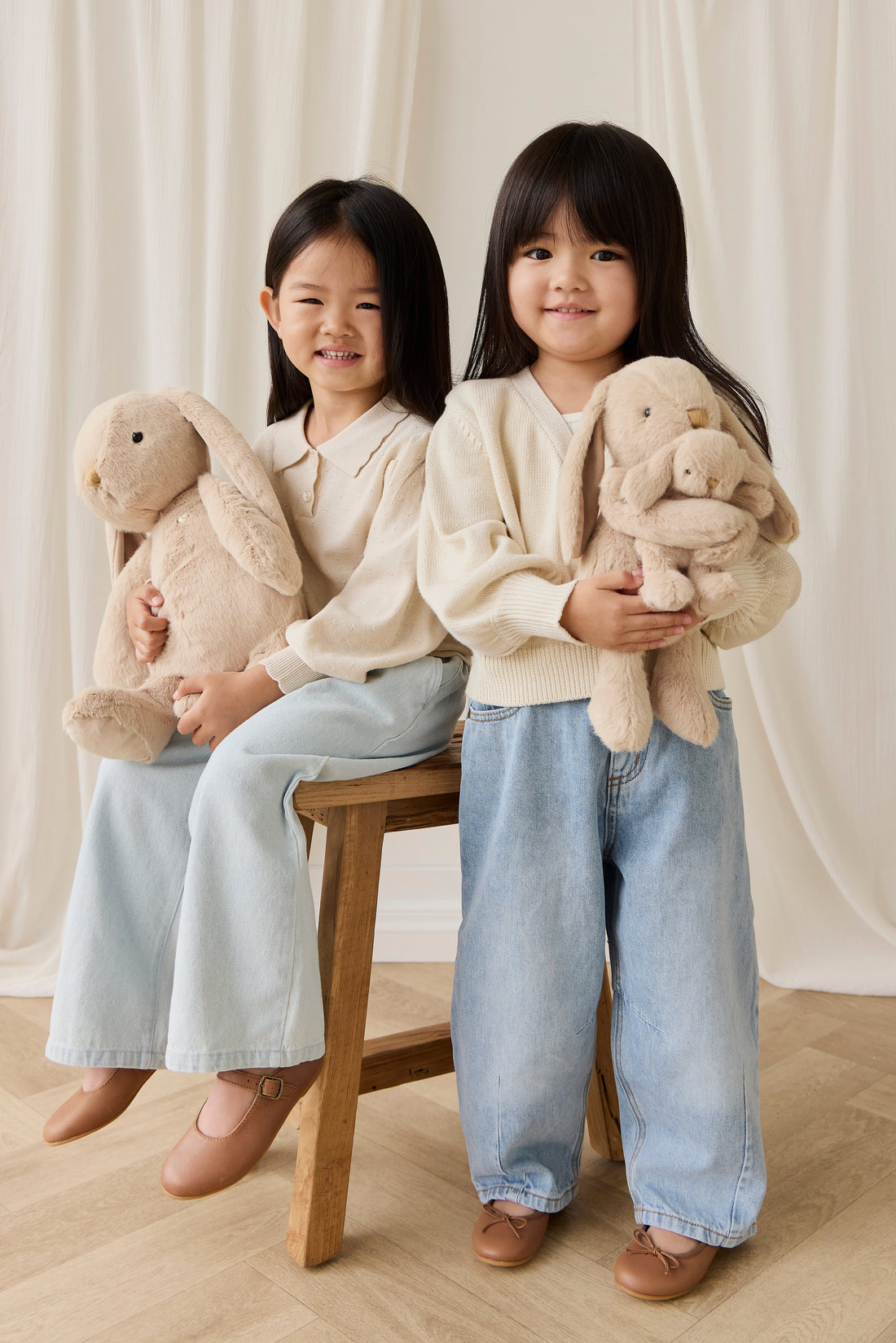 Snuggle Bunnies - Frankie the Hugging Bunny - Caramel Childrens Toy from Jamie Kay Australia
