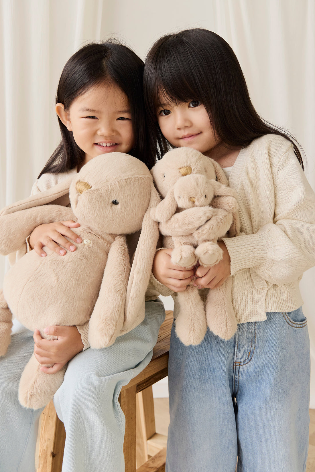 Snuggle Bunnies - Frankie the Hugging Bunny - Caramel Childrens Toy from Jamie Kay Australia