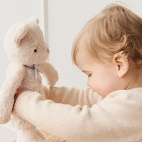 Snuggle Bunnies - Georgie With Bow Childrens Toy from Jamie Kay Australia