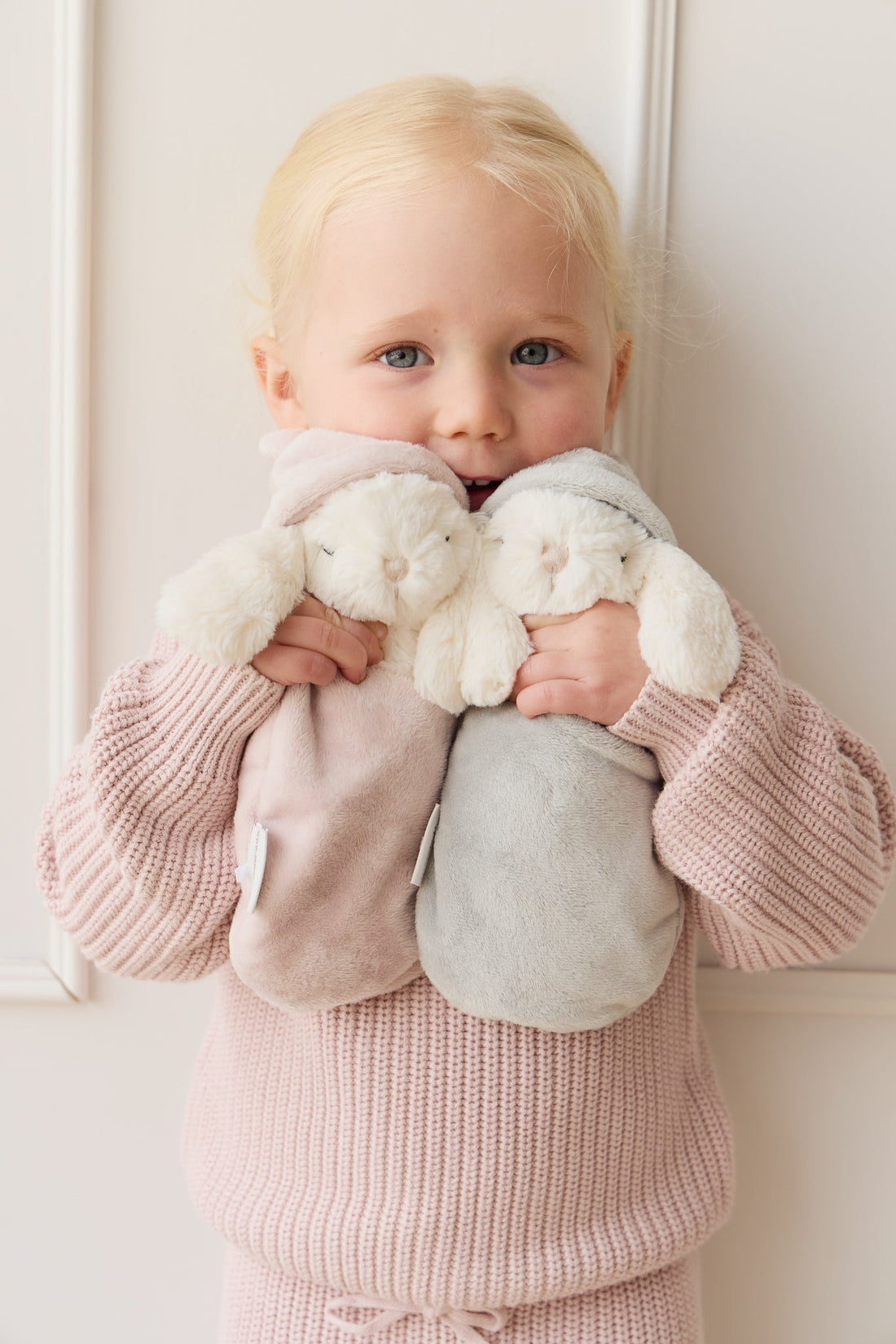 Snuggle Bunnies - Sleeping Penelope  - Blush Childrens Toy from Jamie Kay Australia