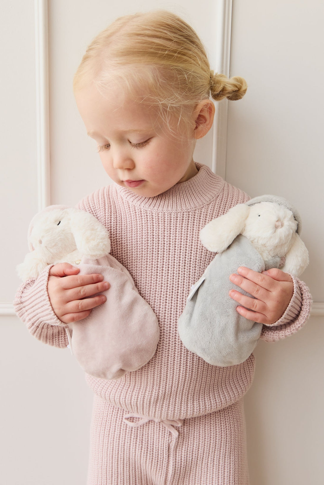 Snuggle Bunnies - Sleeping Penelope  - Blush Childrens Toy from Jamie Kay Australia