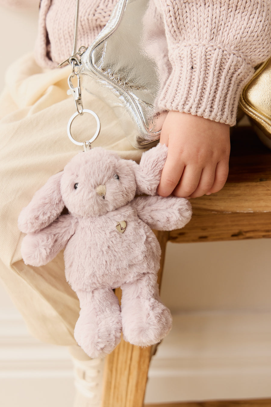 Snuggle Bunnies - Penelope Key Charm - Violet Childrens Toy from Jamie Kay Australia