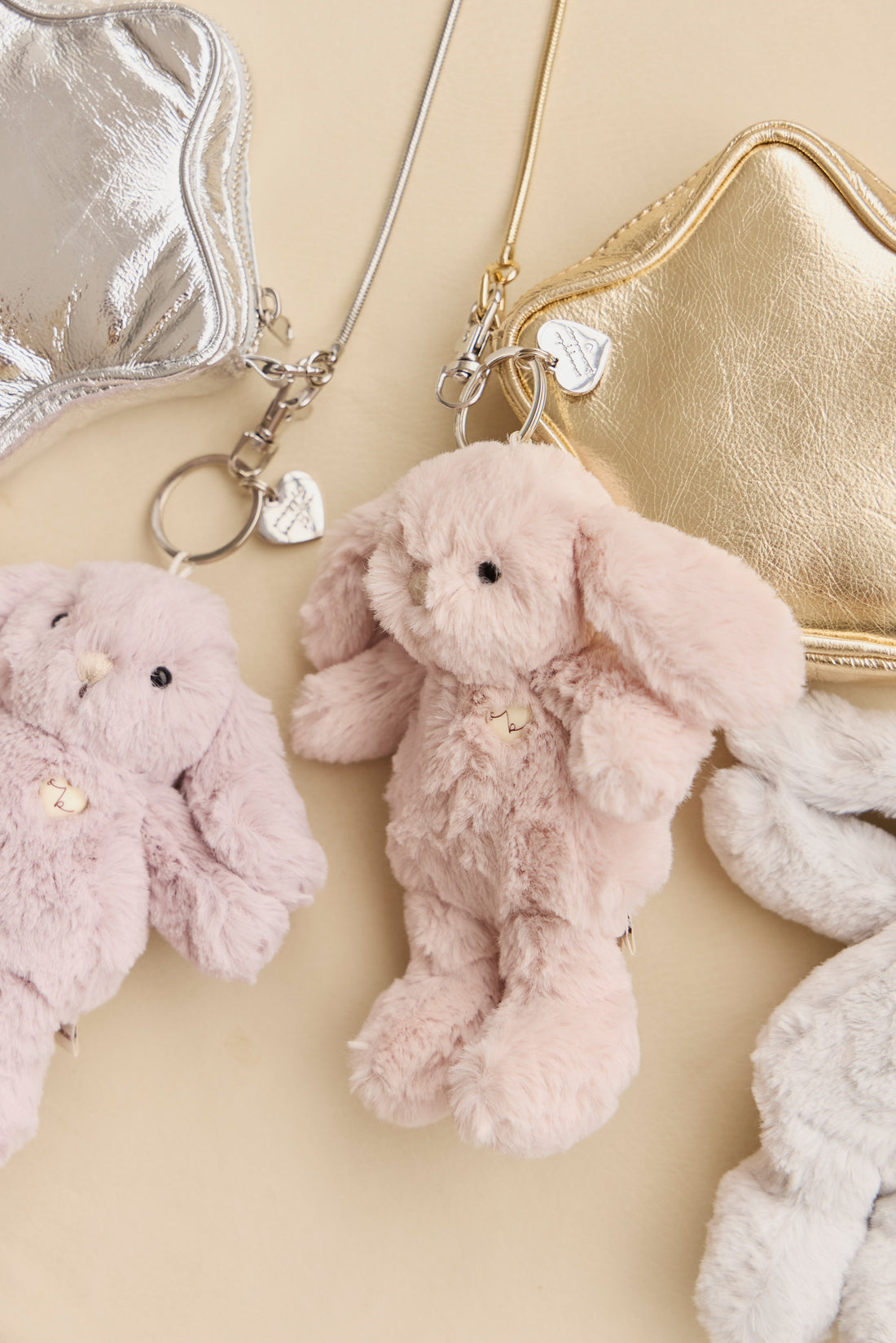 Snuggle Bunnies - Penelope Key Charm - Blush Childrens Toy from Jamie Kay Australia