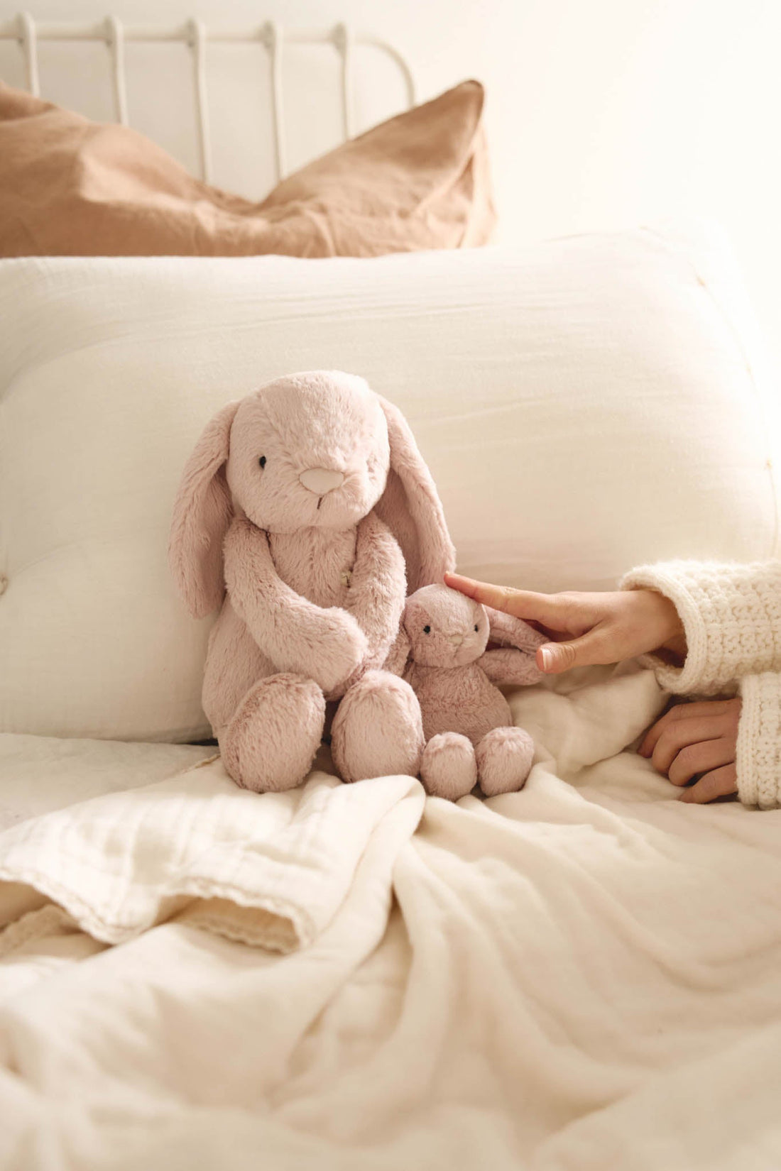 Snuggle Bunnies - Penelope the Bunny - Blush Childrens Toy from Jamie Kay Australia