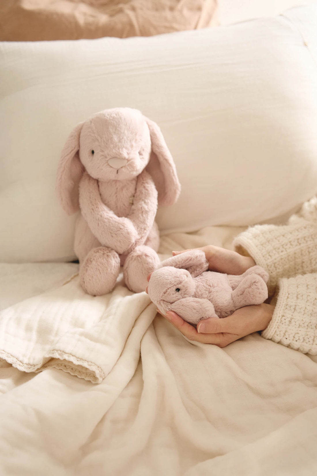 Snuggle Bunnies - Penelope the Bunny - Blush Childrens Toy from Jamie Kay Australia