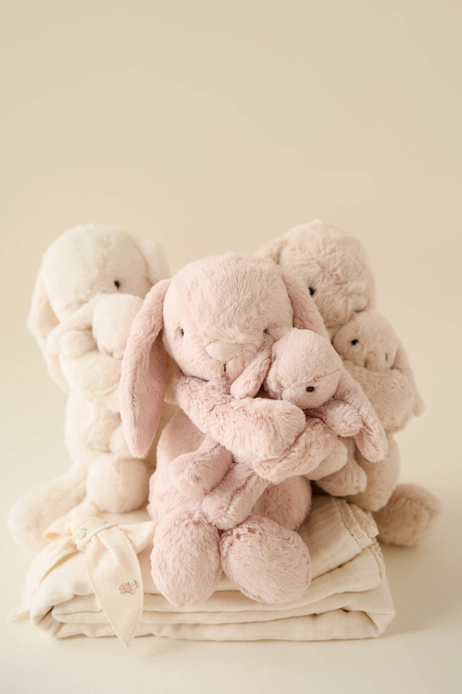 Snuggle Bunnies - Frankie the Hugging Bunny - Blush Childrens Toy from Jamie Kay Australia