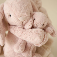 Snuggle Bunnies - Frankie the Hugging Bunny - Blush Childrens Toy from Jamie Kay Australia