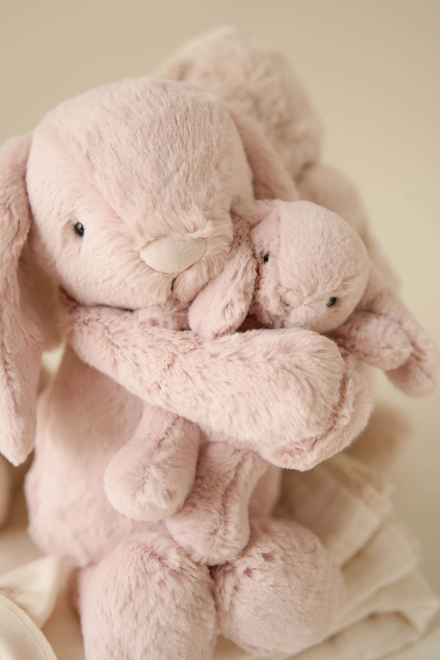 Snuggle Bunnies - Frankie the Hugging Bunny - Blush Childrens Toy from Jamie Kay Australia