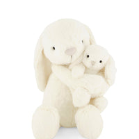 Snuggle Bunnies - Frankie the Hugging Bunny - Marshmallow Childrens Toy from Jamie Kay Australia