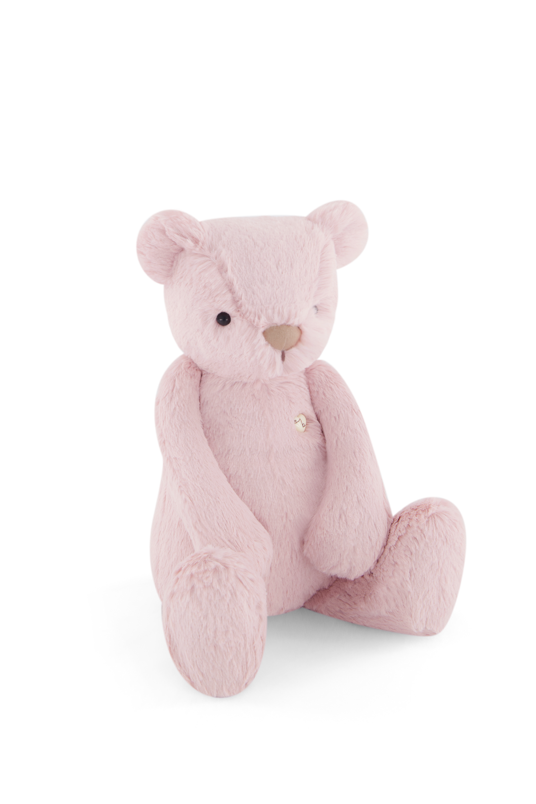 Snuggle Bunnies - George the Bear - Powder Pink Childrens Toy from Jamie Kay Australia